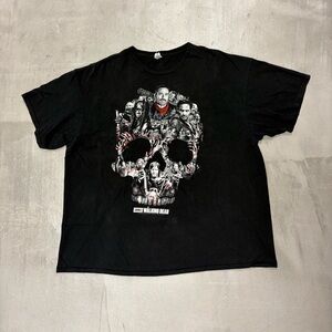 Delta Black Skull Graphic Tee